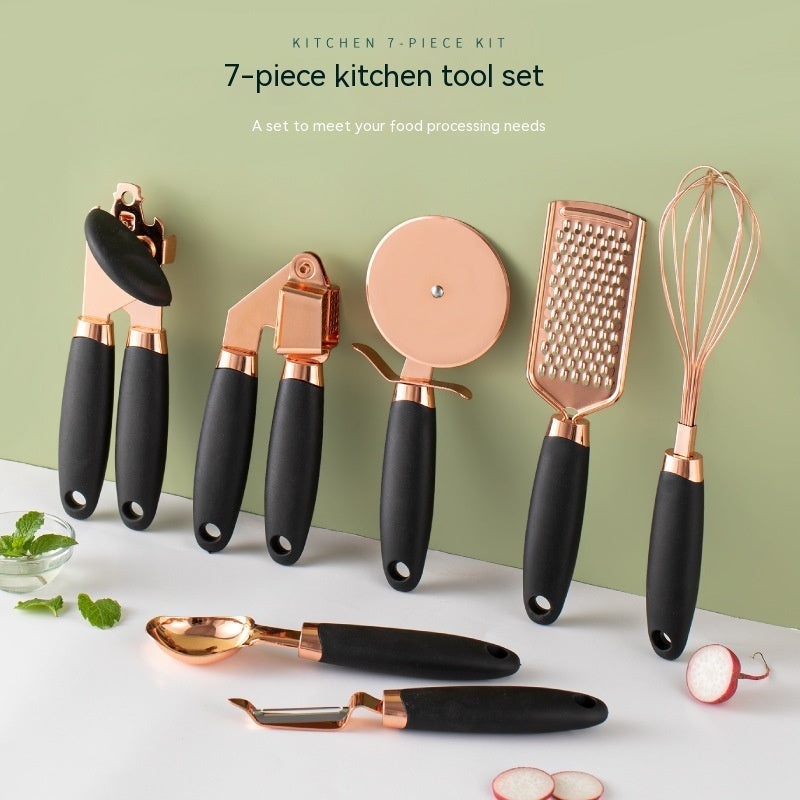 Hestiay Kitchen Peeler Gadget Set | Copper Plated Household Peeler Tools #hestiay