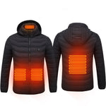 Hestiay New Heated J ofacket Coat USB Electric Thermal Cotton Vest for Men – Winter Warm Clothing #hestiay