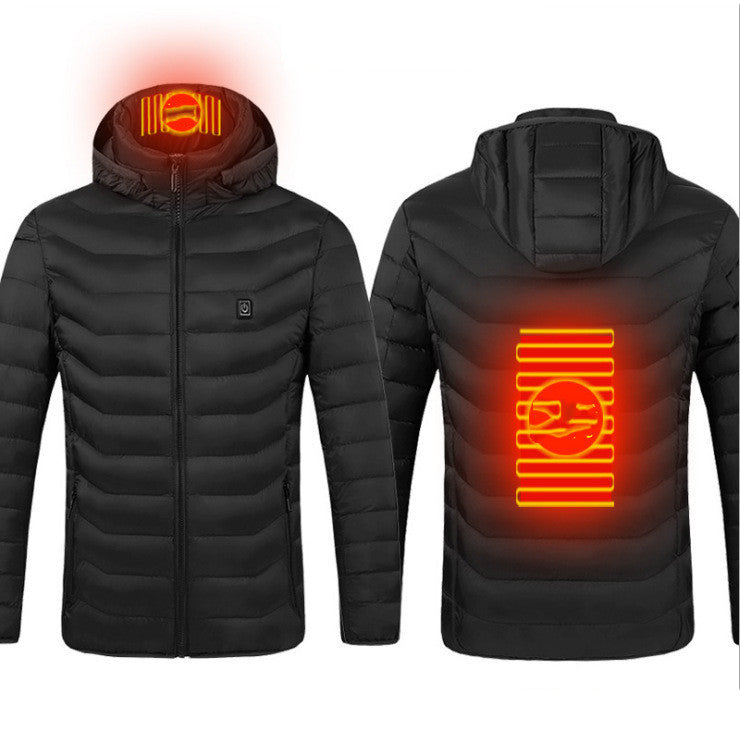 Hestiay New Heated J ofacket Coat USB Electric Thermal Cotton Vest for Men – Winter Warm Clothing #hestiay