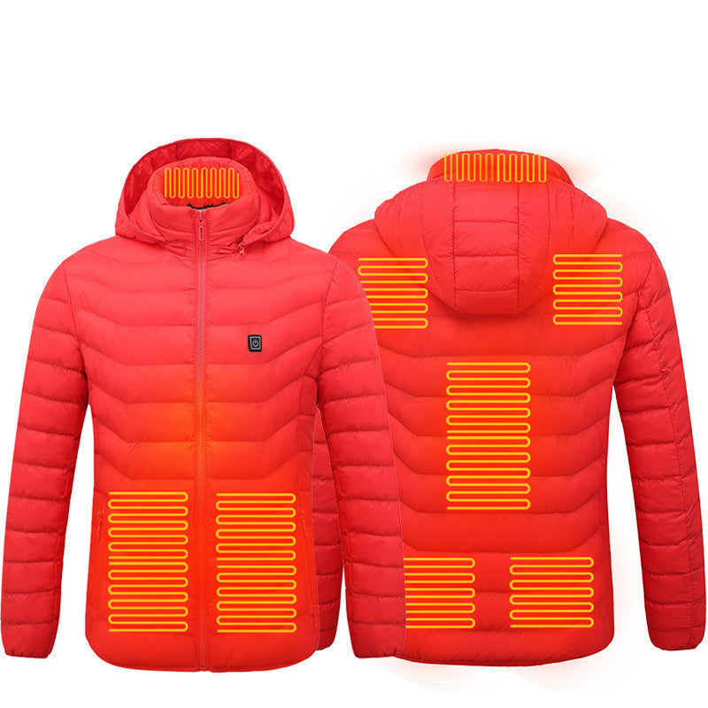 Hestiay New Heated J ofacket Coat USB Electric Thermal Cotton Vest for Men – Winter Warm Clothing #hestiay