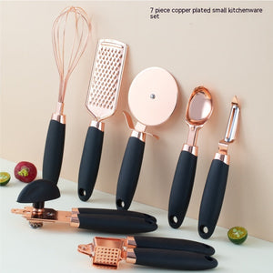Hestiay Kitchen Peeler Gadget Set | Copper Plated Household Peeler Tools #hestiay