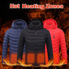 Hestiay New Heated J ofacket Coat USB Electric Thermal Cotton Vest for Men – Winter Warm Clothing #hestiay