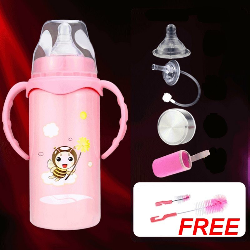 Hestiay Baby stainless steel insulated feeding bottle #hestiay