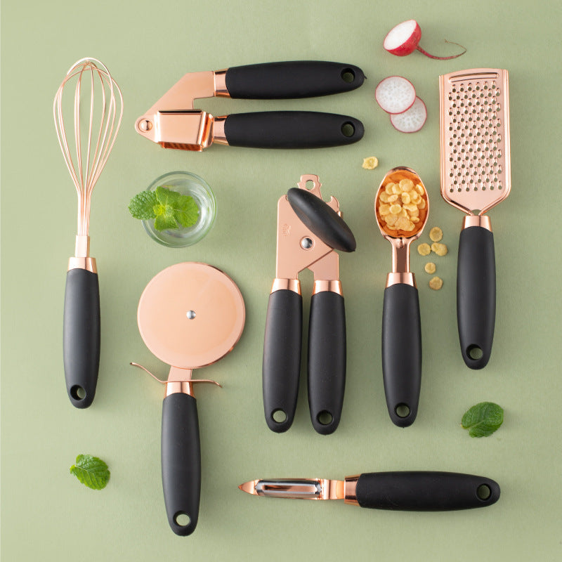 Hestiay Kitchen Peeler Gadget Set | Copper Plated Household Peeler Tools #hestiay