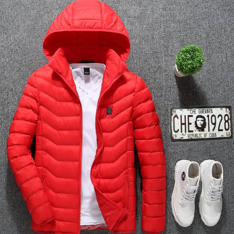 Hestiay New Heated J ofacket Coat USB Electric Thermal Cotton Vest for Men – Winter Warm Clothing #hestiay