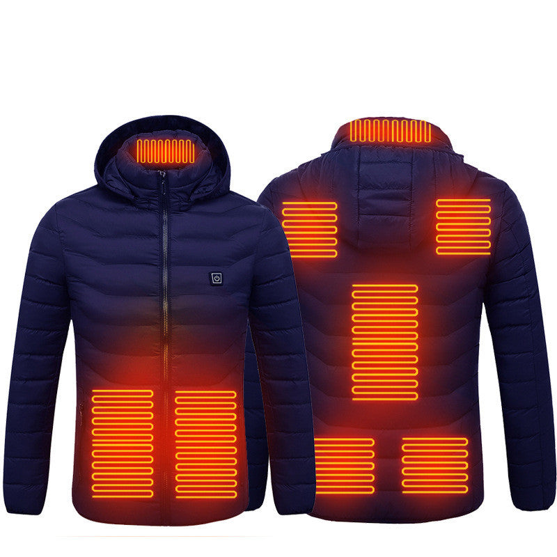 Hestiay New Heated J ofacket Coat USB Electric Thermal Cotton Vest for Men – Winter Warm Clothing #hestiay