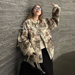 High-grade Fried Street Niche Design Korean Short Jacket