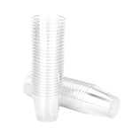 50 Pcs Clear Plastic Disposable Cups