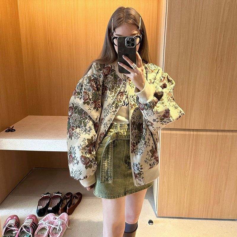 High-grade Fried Street Niche Design Korean Short Jacket