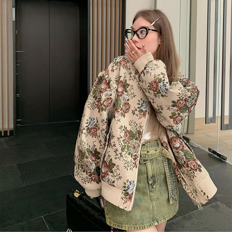 High-grade Fried Street Niche Design Korean Short Jacket