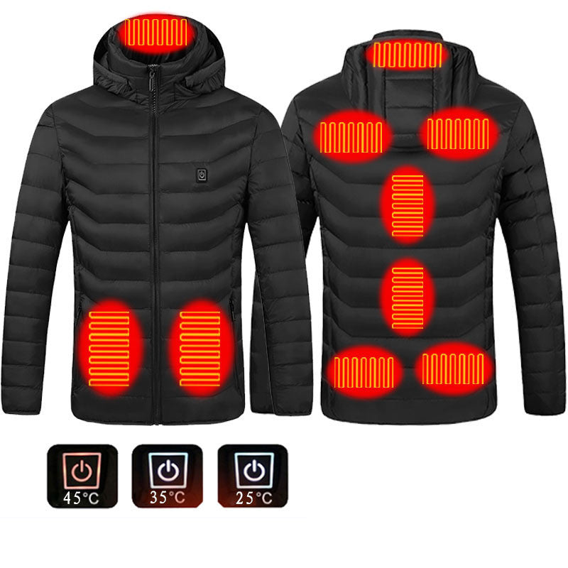 Hestiay New Heated J ofacket Coat USB Electric Thermal Cotton Vest for Men – Winter Warm Clothing #hestiay