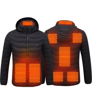 Hestiay New Heated J ofacket Coat USB Electric Thermal Cotton Vest for Men – Winter Warm Clothing #hestiay