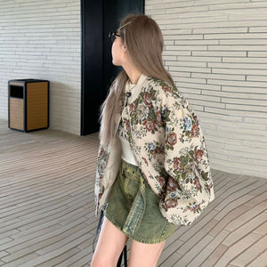 High-grade Fried Street Niche Design Korean Short Jacket